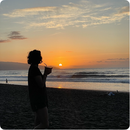 Azu Malerba at sunset