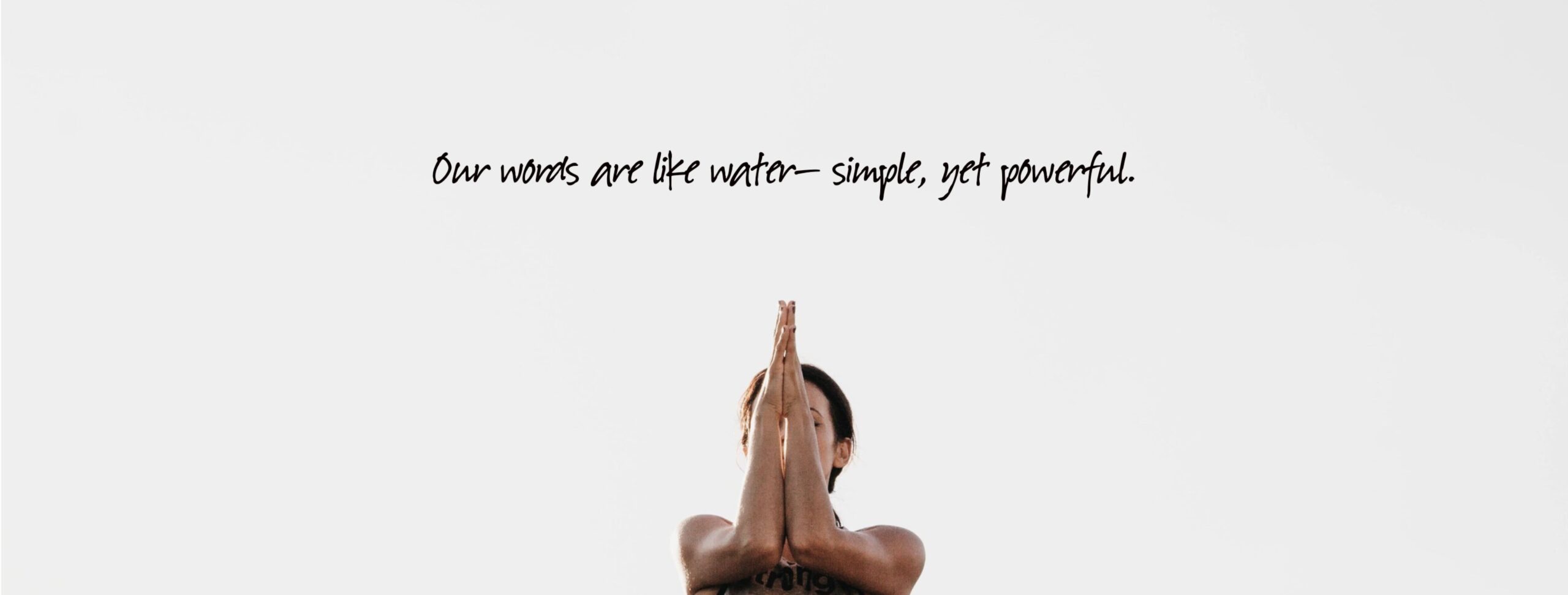 Afirma minimalist lifestyle with affirmation