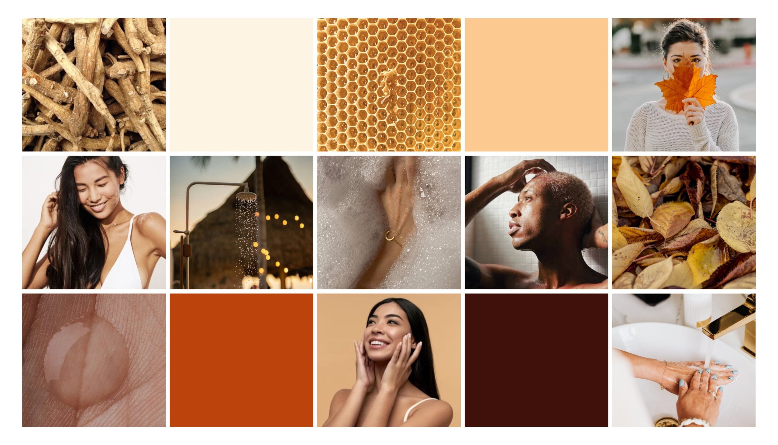 Karise natural textures mood board
