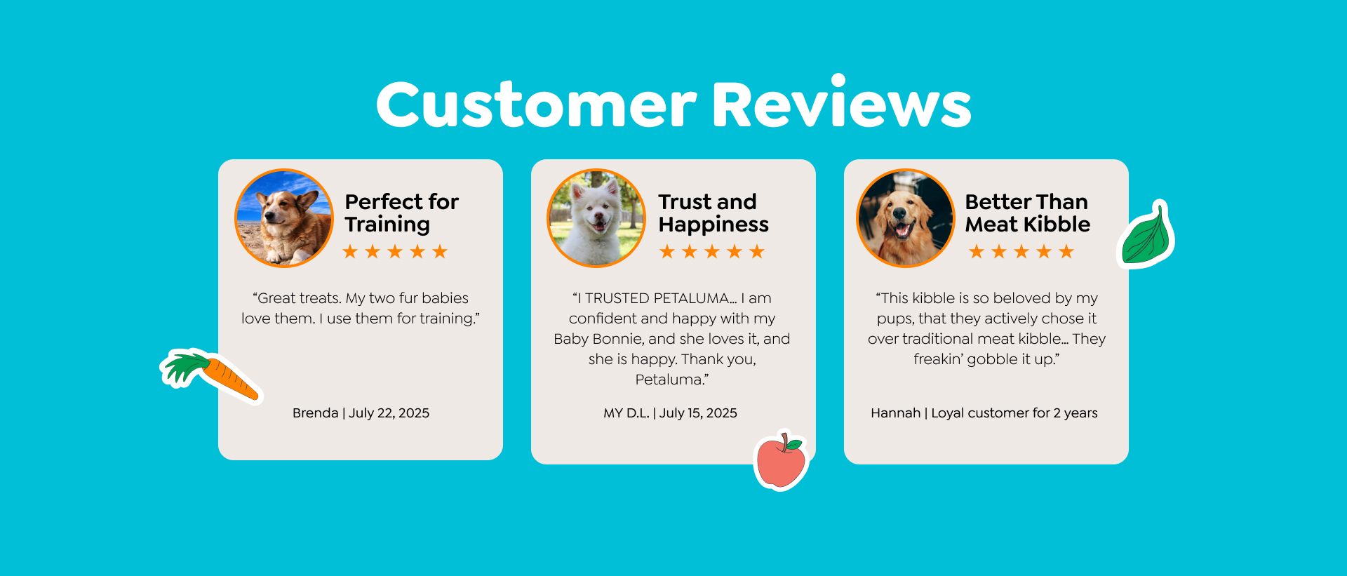 Petaluma customer reviews and testimonials