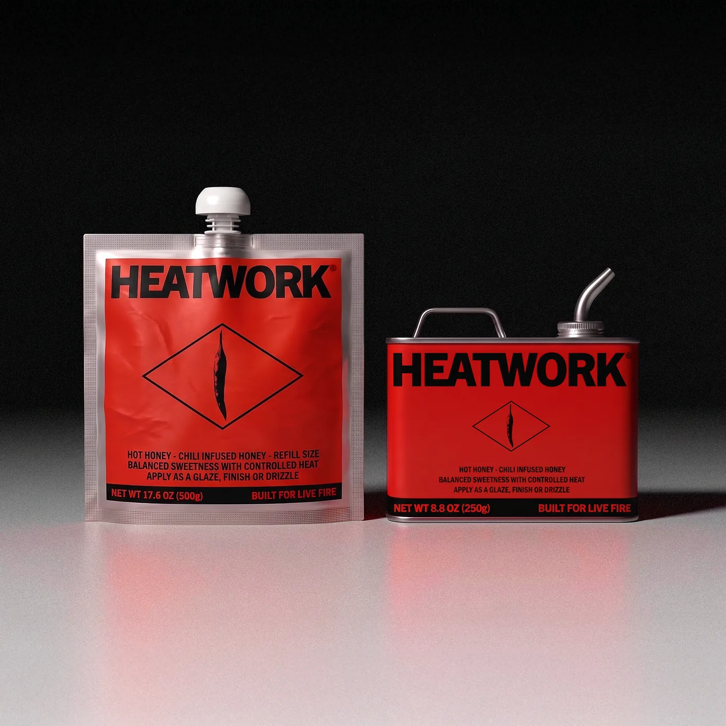 Heatwork — food • hot honey portfolio thumbnail by CreativeWise
