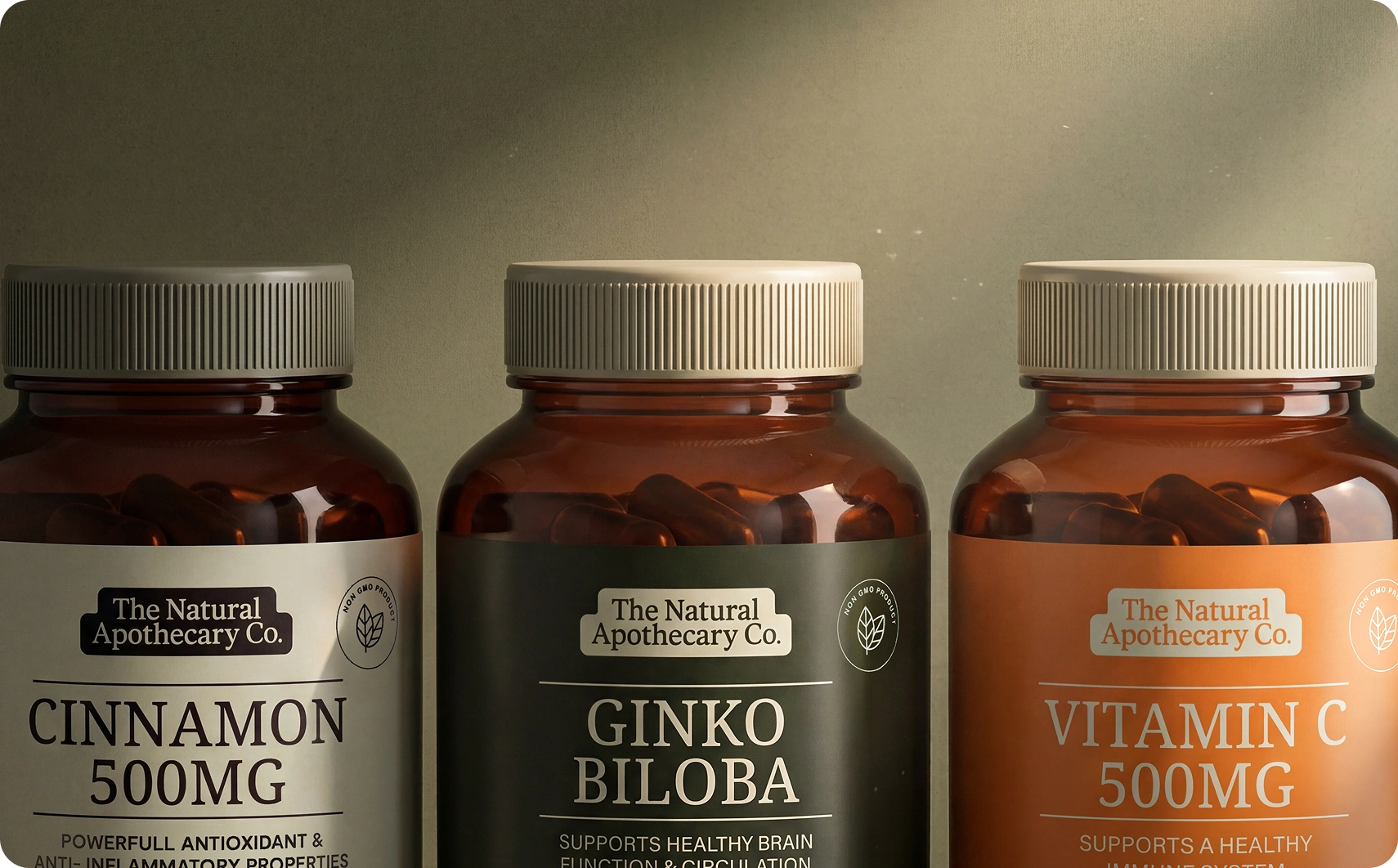 The Natural Apothecary — wellness • supplements portfolio thumbnail by CreativeWise