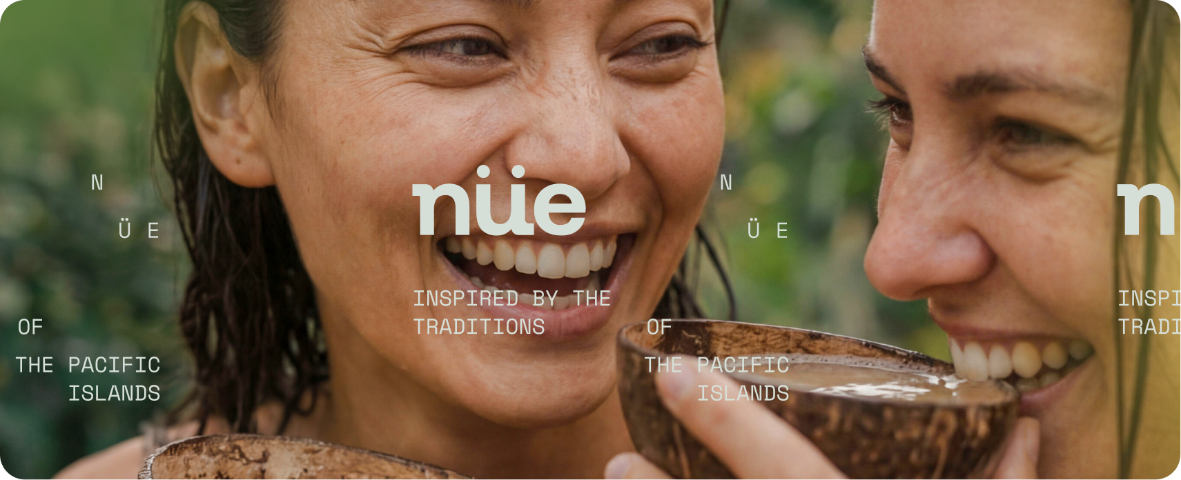 NÜE — print collateral and brand applications detail