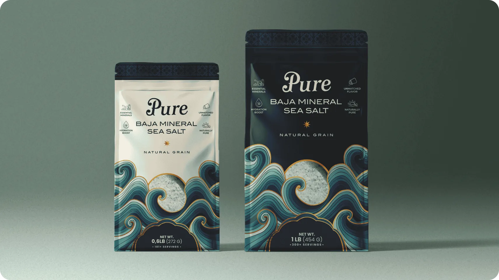 Pure — food • premium portfolio thumbnail by CreativeWise