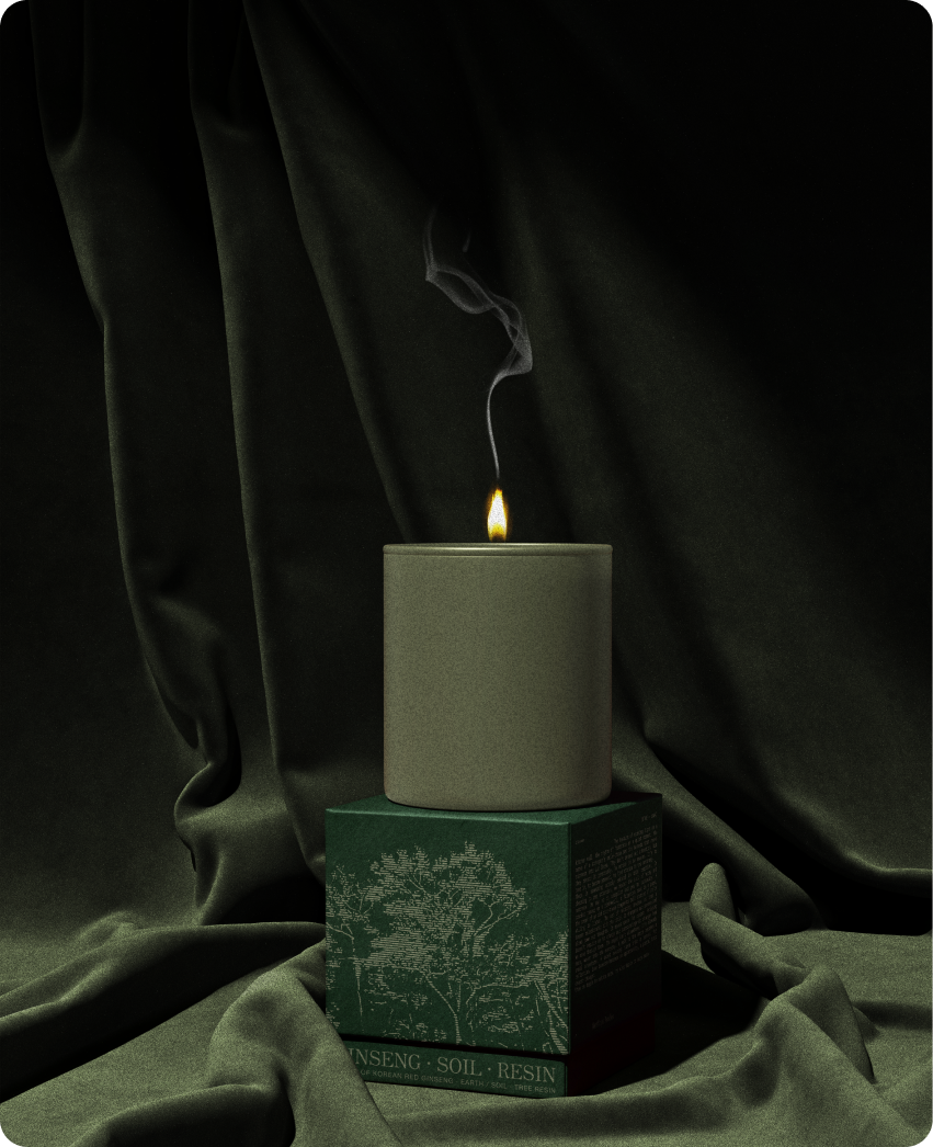 Song — soap and candle packaging extending the brand system