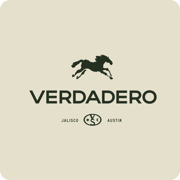 Verdadero Tequila brand mark, identity designed by CreativeWise